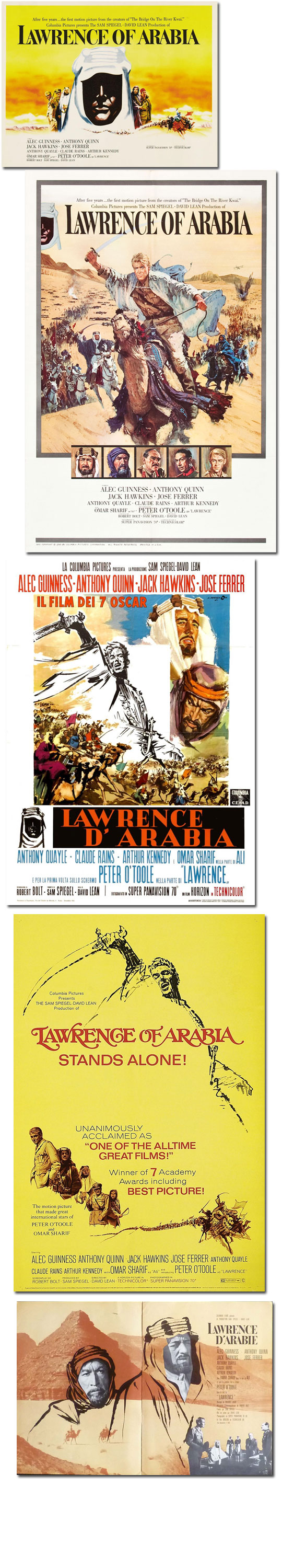 lawrence of arabia posters